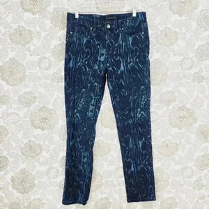 Calvin Klein Camo Black Blue Skinny Jeans 30/10